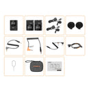 COMICA BoomX-D PRO D2 ワイヤレスカメラマイク ビデオマイク ワイヤレスラベリアマイク 2.4G無線 2台送信機 1台受信機セット 国内正規品