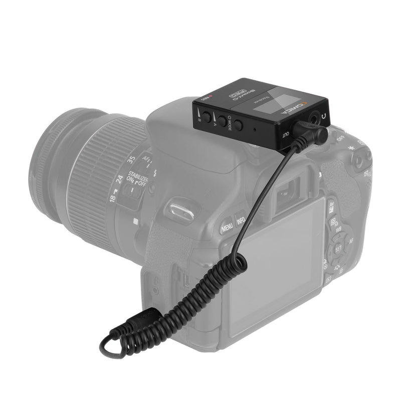 【訳ありアウトレット】COMICA BoomX-D PRO D2 ワイヤレスカメラマイク ビデオマイク ワイヤレスラベリアマイク 2.4G無線 2台送信機 1台受信機セット 国内正規品