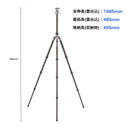 BENRO FRHN24CVX25 ベンロ ライノ カーボン三脚 ボール雲台 耐荷重18kg 最大脚径28.6mm ローアングル撮影 2型 4段 一脚 コンパクト アルカスイス互換 国内正規品