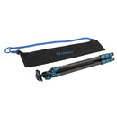 BENRO TSSL08CN00P スーパースリム カーボン三脚 自由雲台  耐荷重4kg トラベル三脚 ローアングル撮影 4段 最大直径28.6mm 国内正規品