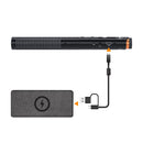 COMICA VM30 ワイヤレスショットガンマイク ワイヤレスマイク 外付けマイク 無段階ゲイン調整 超単一指向性マイク カメラ スマートフォン Vlog YouTube 録音 ビデオ撮影