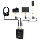 COMICA VM30 ワイヤレスショットガンマイク ワイヤレスマイク 外付けマイク 無段階ゲイン調整 超単一指向性マイク カメラ スマートフォン Vlog YouTube 録音 ビデオ撮影