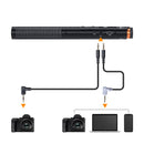 COMICA VM30 ワイヤレスショットガンマイク ワイヤレスマイク 外付けマイク 無段階ゲイン調整 超単一指向性マイク カメラ スマートフォン Vlog YouTube 録音 ビデオ撮影