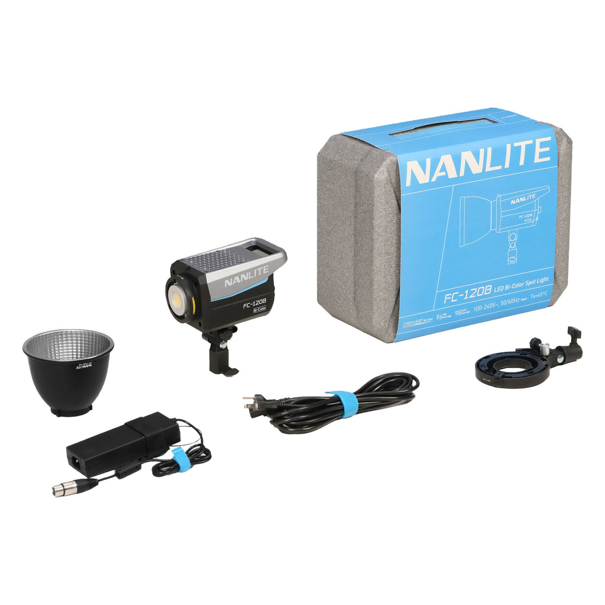 NANLITE FC-120B 撮影用ライト 出力145W 色温度2700-6500K CRI96
