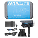 NANLITE FC-300B 撮影用ライト LEDスタジオライト バイカラー 350W 2700-6500K アプリ操作 ボーエンズマウント ケース付き 国内正規品