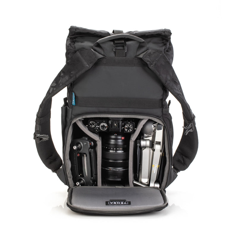 TENBA Fulton v2 All Weather Backpack  テンバ フルトン バックパック 14L ブラック/ブラックカモ カメラバッグ リュック V637-735 国内正規品