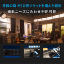 NANLITE PavoSlim 60CL 撮影用ライト パネルライト RGBWW RGBライト 72W 2700-7500K GM調整 アプリ操作 天吊り フルカラー 動画撮影 ライブ配信 国内正規品