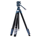 BENRO TCBA15FS20PROC シアンバード カメラ用三脚 アルミ合金 自由雲台 ビデオ雲台 耐荷重4.5kg  5段 レバー式ロック 国内正規品
