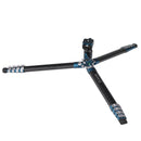 BENRO TCBH15N00P シアンバード カーボン/アルミ三脚 カメラ用三脚 自由雲台 耐荷重4kg 5段 レバー式ロック 国内正規品