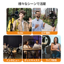 COMICA BooMax ワイヤレスマイク 32ビットフロート内部収録対応 ブラック