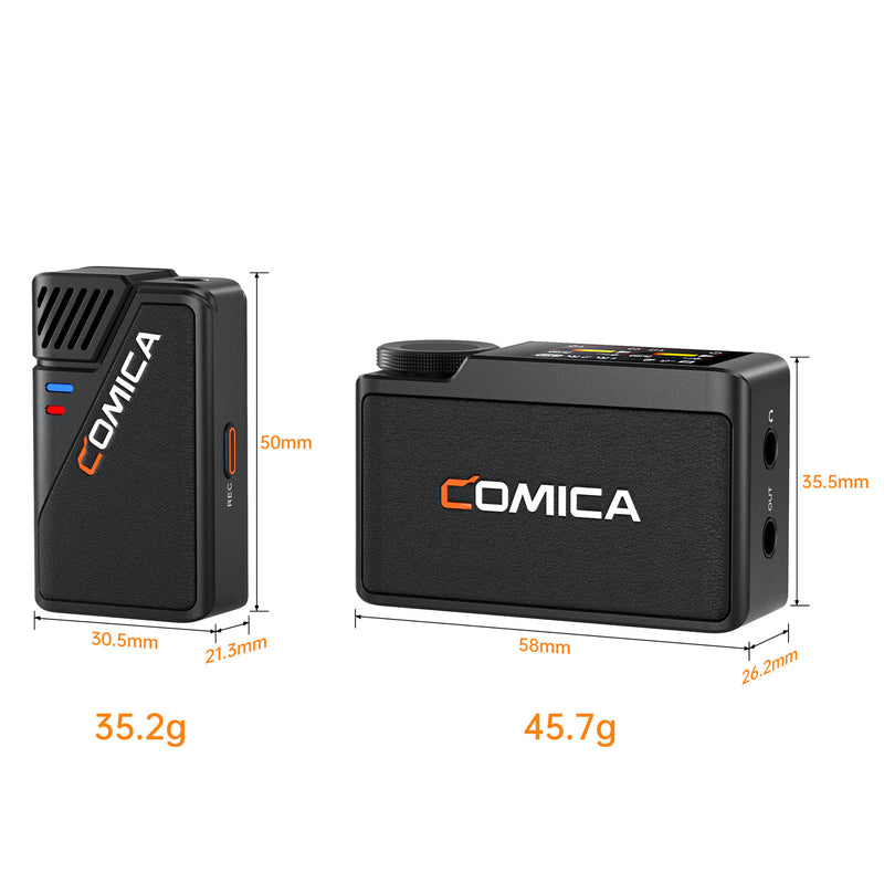 COMICA BooMax ワイヤレスマイク 32ビットフロート内部収録対応 ブラック