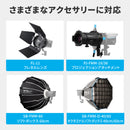 NANLITE FC-60B 撮影用ライト 出力78W 色温度2700-6500K CRI96 TLCI98 超軽量 バイカラー LED 定常光 12種類照明効果 アプリ操作 ボーエンズマウント 静音 ケース付き 国内正規品