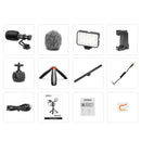 COMICA CVM-VM10-K5 スマートフォン用マイク  LEDライト付属 ミニ雲台付属 Youtube 動画撮影 LIVE配信 VLOG